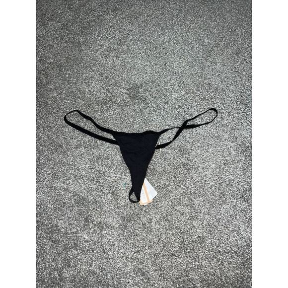 SKIMS micro thong size medium in onyx‎ - Picture 1 of 2